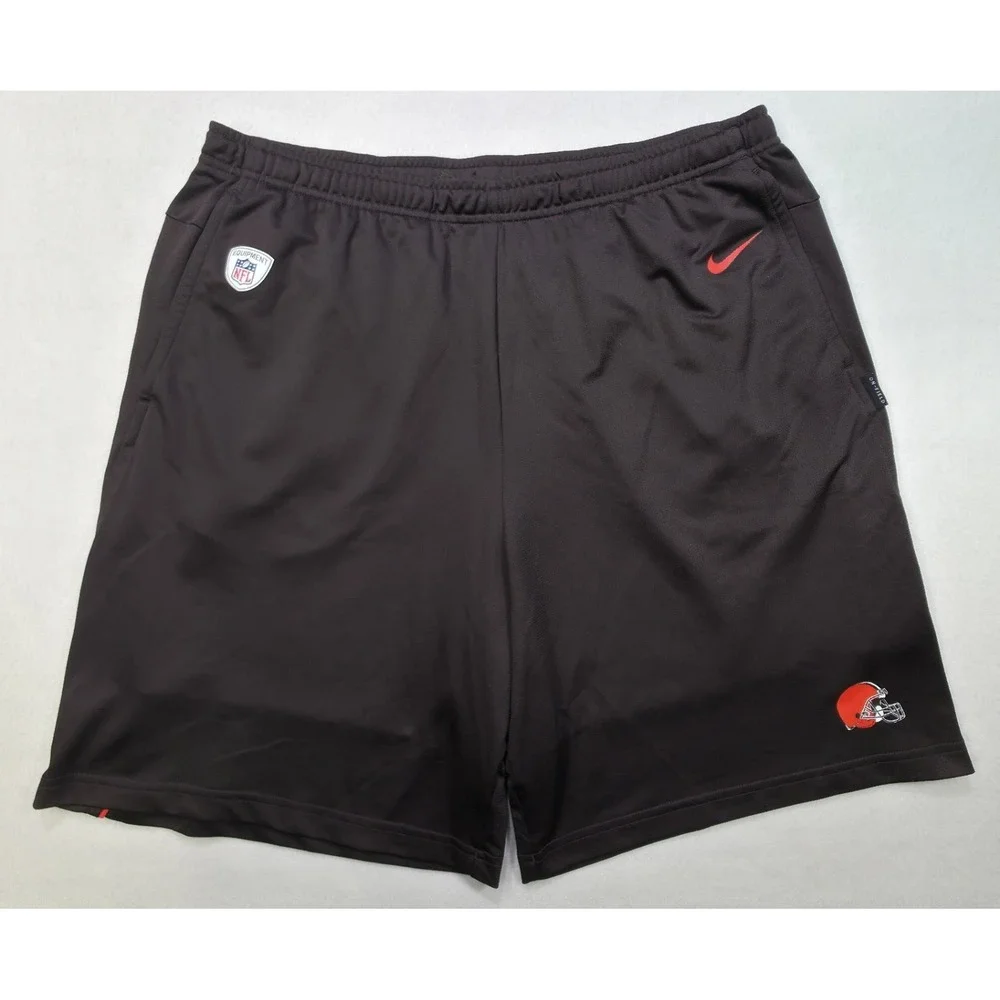 Cleveland Browns Nike Dri Fit Training Shorts On Field Team Mens XL LIMITED USE